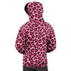 Pink Leopard Print Men's Hoodie-grizzshop