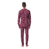 Pink Leopard Print Men's Pajamas-grizzshop