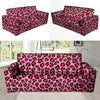 Pink Leopard Print Sofa Cover-grizzshop