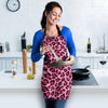 Pink Leopard Print Women's Apron-grizzshop