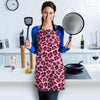 Pink Leopard Print Women's Apron-grizzshop