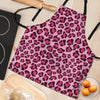 Pink Leopard Print Women's Apron-grizzshop