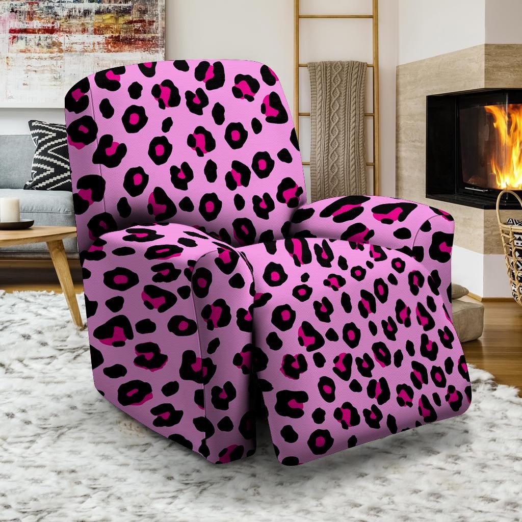 Pink Leopard Recliner Cover-grizzshop