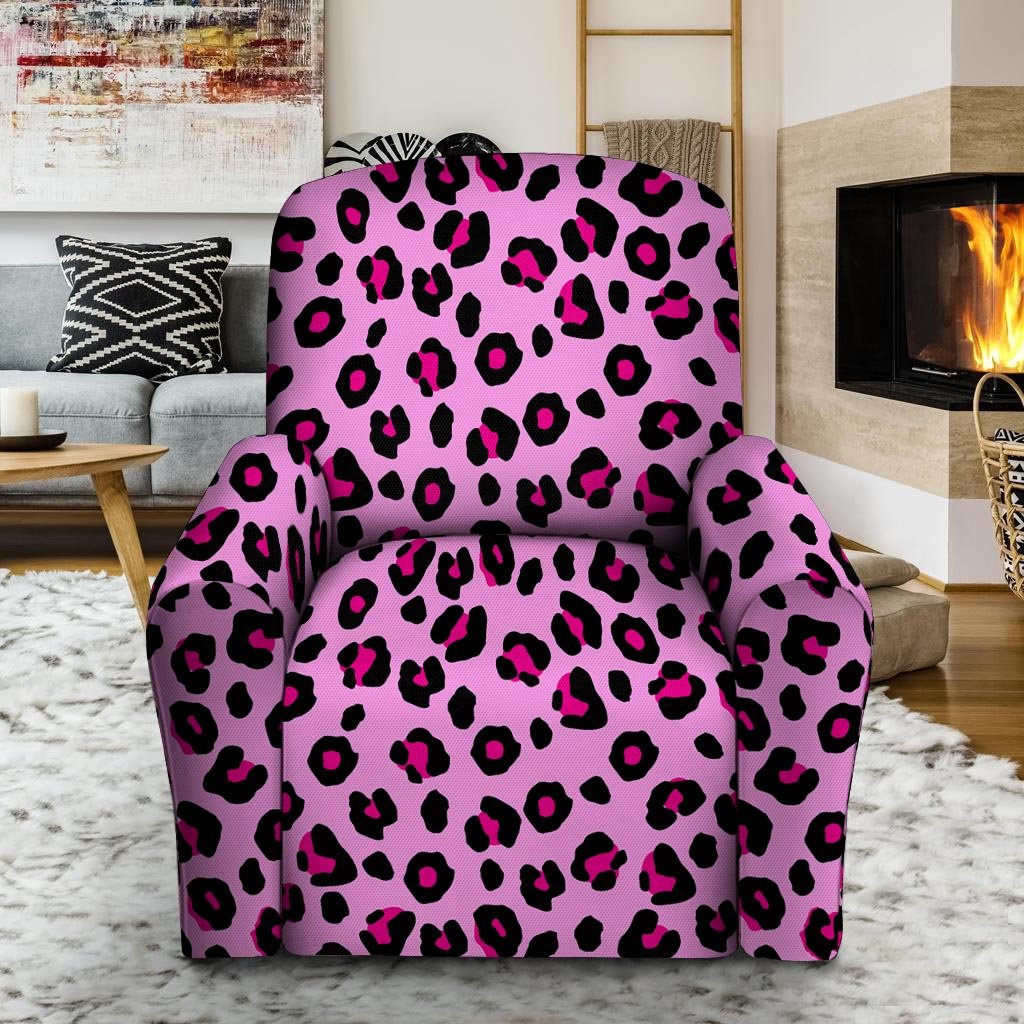 Pink Leopard Recliner Cover-grizzshop