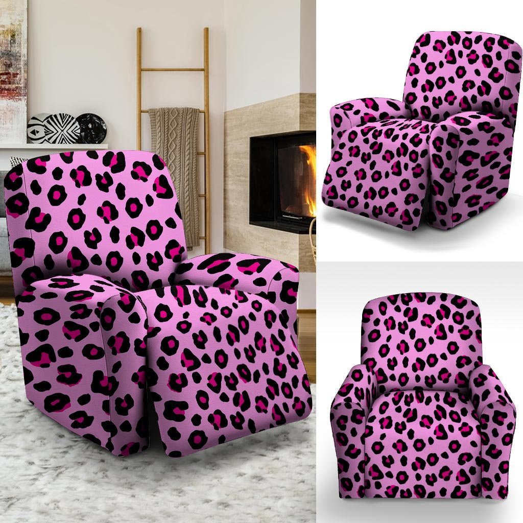 Pink Leopard Recliner Cover-grizzshop