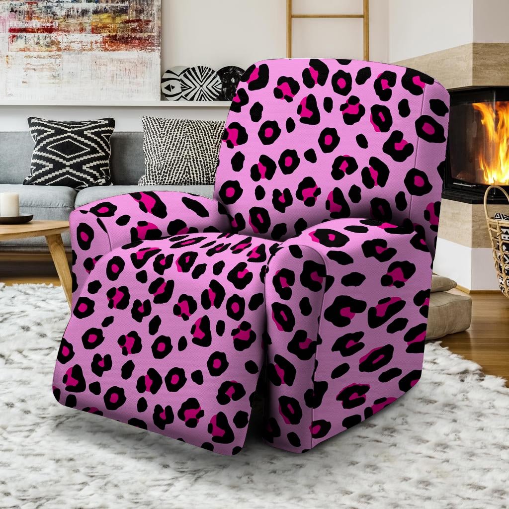 Pink Leopard Recliner Cover-grizzshop