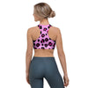 Pink Leopard Sports Bra-grizzshop