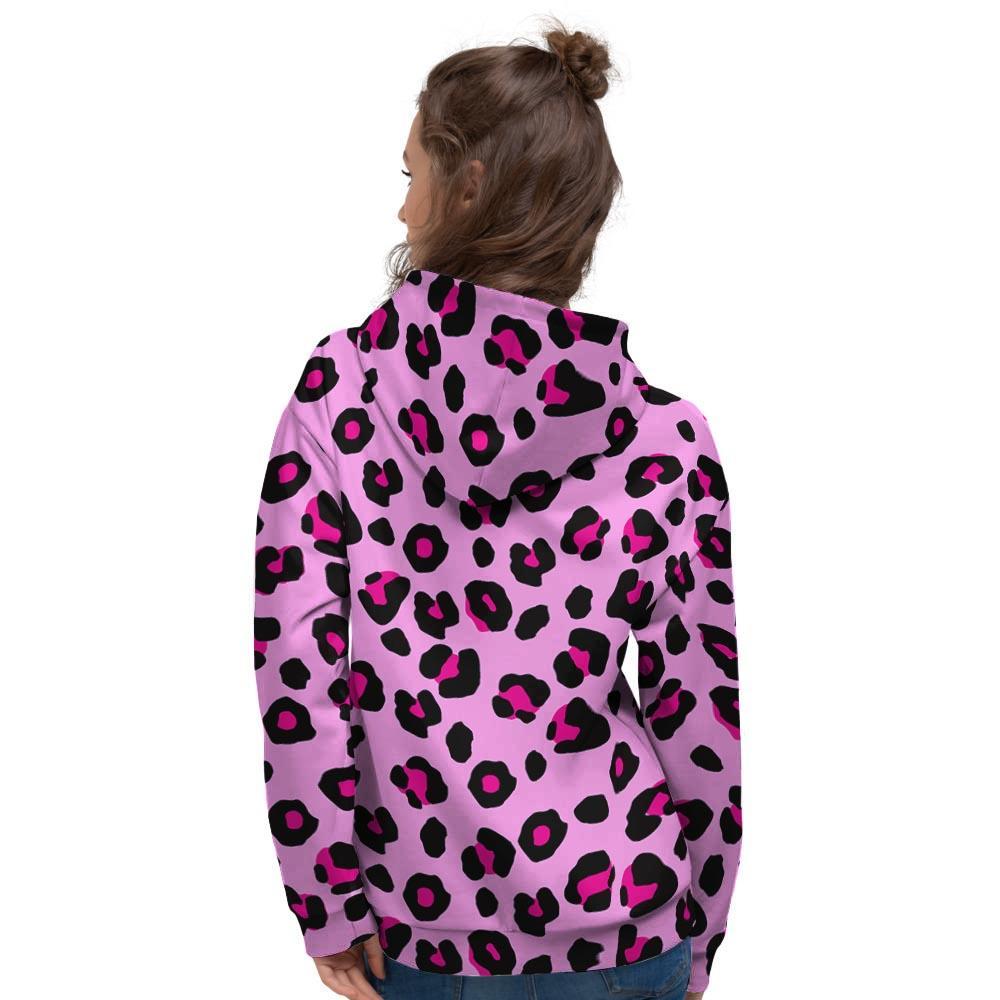 Pink Leopard Women's Hoodie-grizzshop