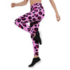 Pink Leopard Women's Leggings-grizzshop