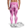 Pink Magenta Acrylic Print Pattern Men's Leggings-grizzshop