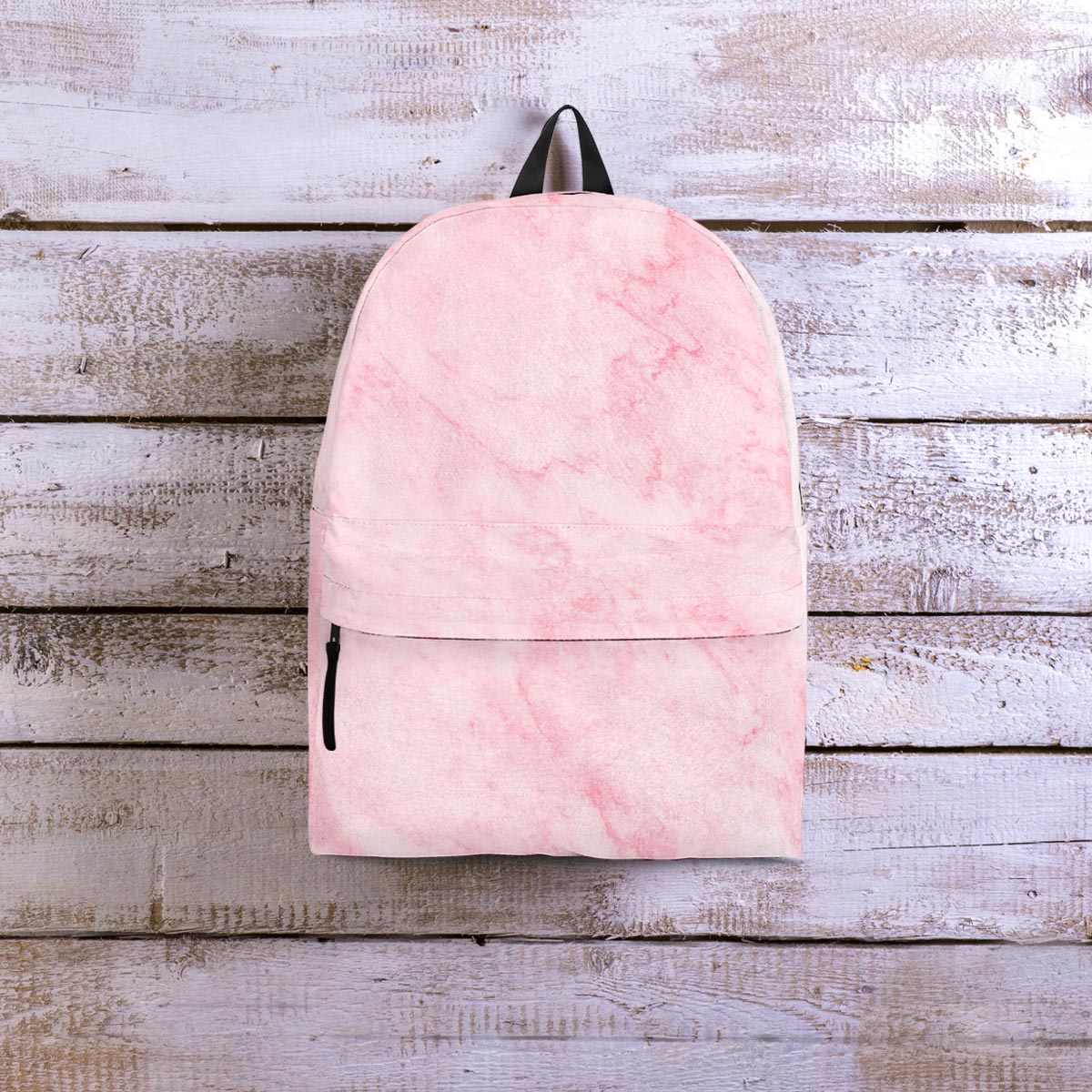 Pink Marble Backpack-grizzshop