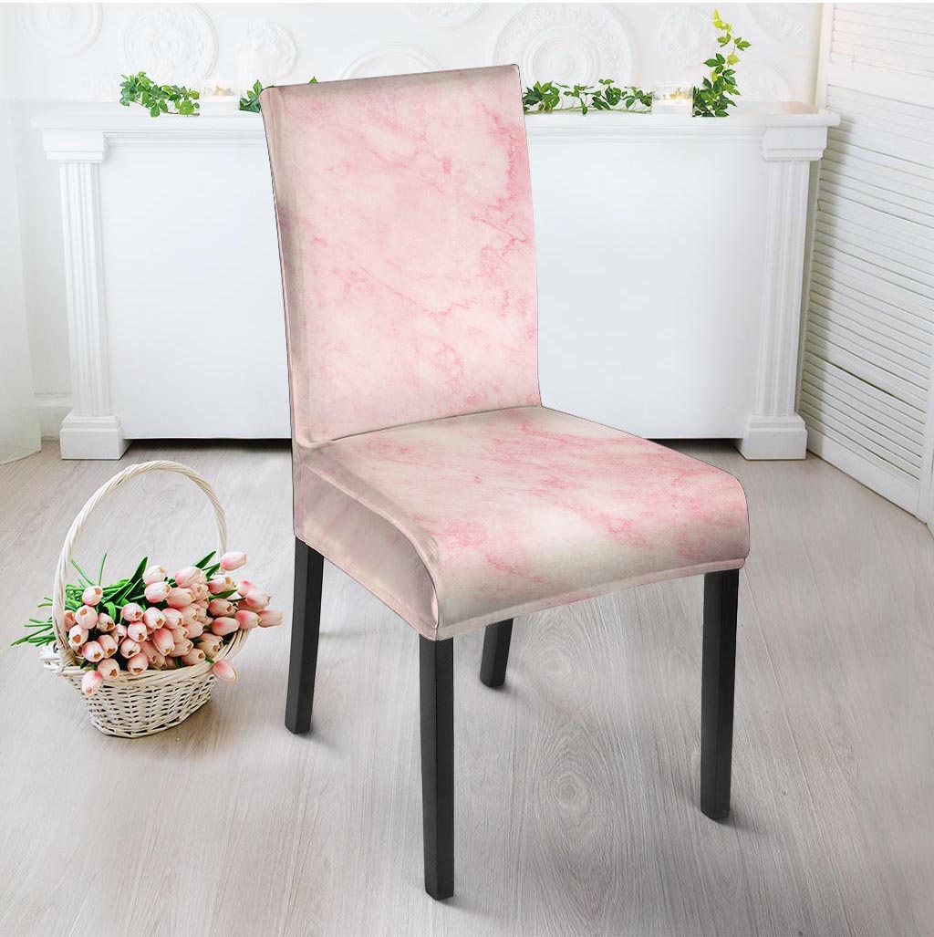 Pink Marble Chair Cover-grizzshop