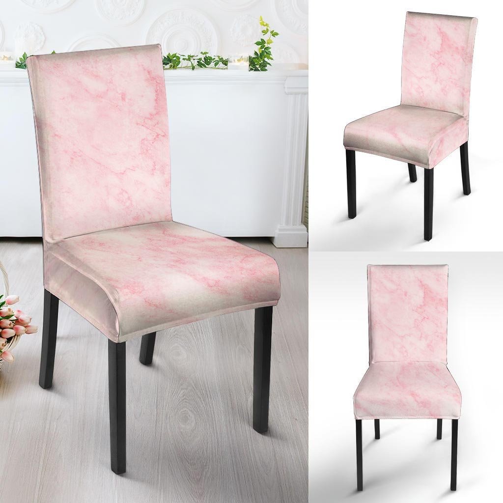 Pink Marble Chair Cover-grizzshop