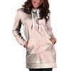 Pink Marble Hoodie Dress-grizzshop