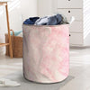 Pink Marble Laundry Basket-grizzshop