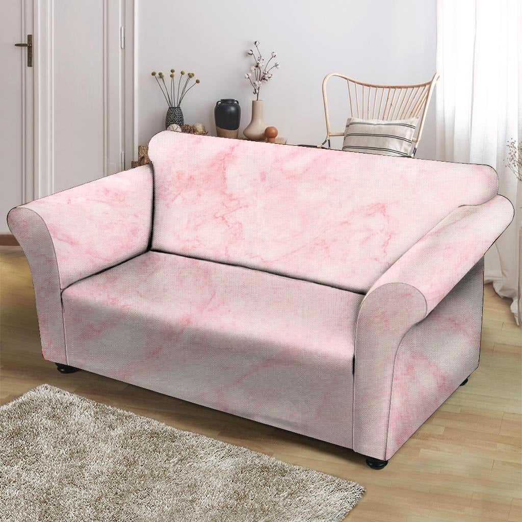 Pink Marble Loveseat Cover-grizzshop