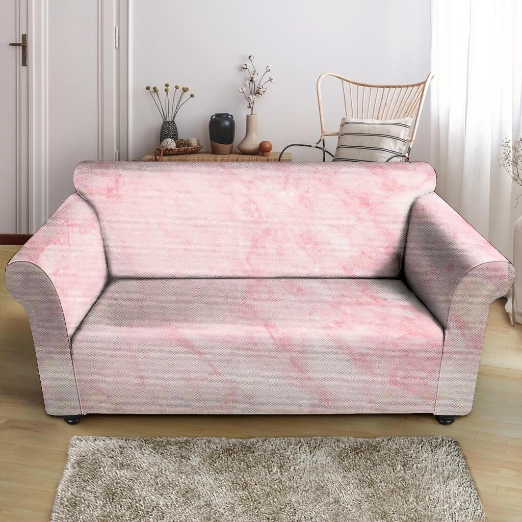 Pink Marble Loveseat Cover-grizzshop