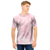 Pink Marble Men T Shirt-grizzshop