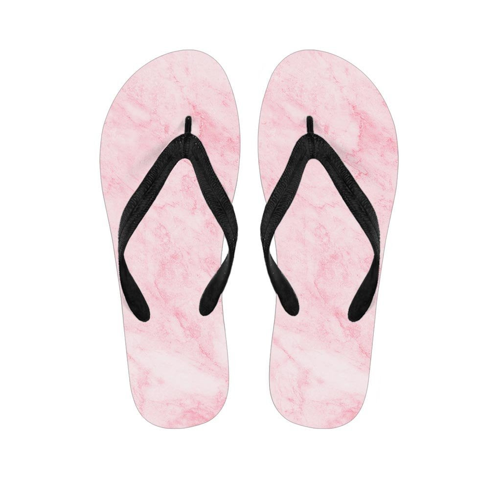 Pink Marble Men's Flip Flops-grizzshop