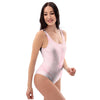 Pink Marble One Piece Swimsuite-grizzshop