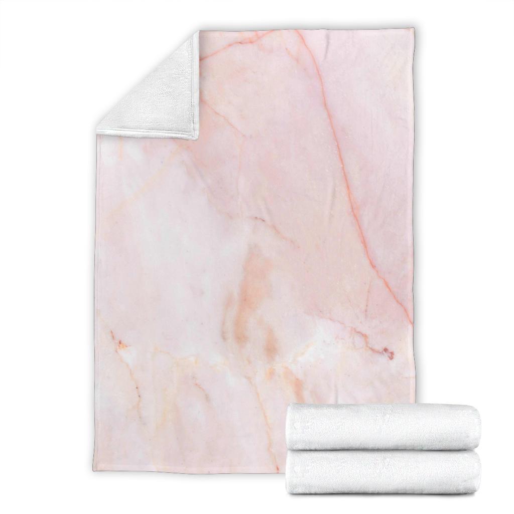 Pink Marble Pattern Print Blanket-grizzshop