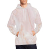 Pink Marble Pattern Print Men Pullover Hoodie-grizzshop