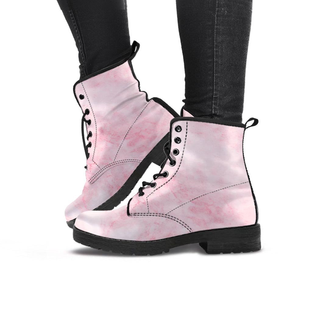 Pink Marble Women's Boots-grizzshop