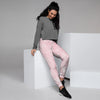 Pink Marble Women's Joggers-grizzshop