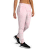 Pink Marble Women's Joggers-grizzshop