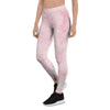 Pink Marble Women's Leggings-grizzshop