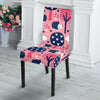 Pink Mushroom Three Hedgehogs Chair Cover-grizzshop