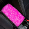 Pink Paisley Bandana Print Car Center Console Cover-grizzshop