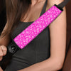 Pink Paisley Bandana Print Car Seat Belt Cover-grizzshop