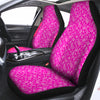 Pink Paisley Bandana Print Car Seat Covers-grizzshop