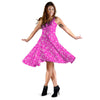 Pink Paisley Bandana Print Dress-grizzshop