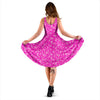 Pink Paisley Bandana Print Dress-grizzshop