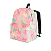 Pink Palm Tree Hawaiian Print Backpack-grizzshop