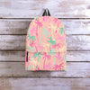 Pink Palm Tree Hawaiian Print Backpack-grizzshop