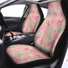 Pink Palm Tree Hawaiian Print Car Seat Covers-grizzshop