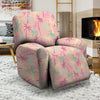 Pink Palm Tree Hawaiian Print Recliner Cover-grizzshop