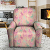 Pink Palm Tree Hawaiian Print Recliner Cover-grizzshop