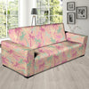 Pink Palm Tree Hawaiian Print Sofa Cover-grizzshop