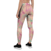 Pink Palm Tree Hawaiian Print Women's Leggings-grizzshop