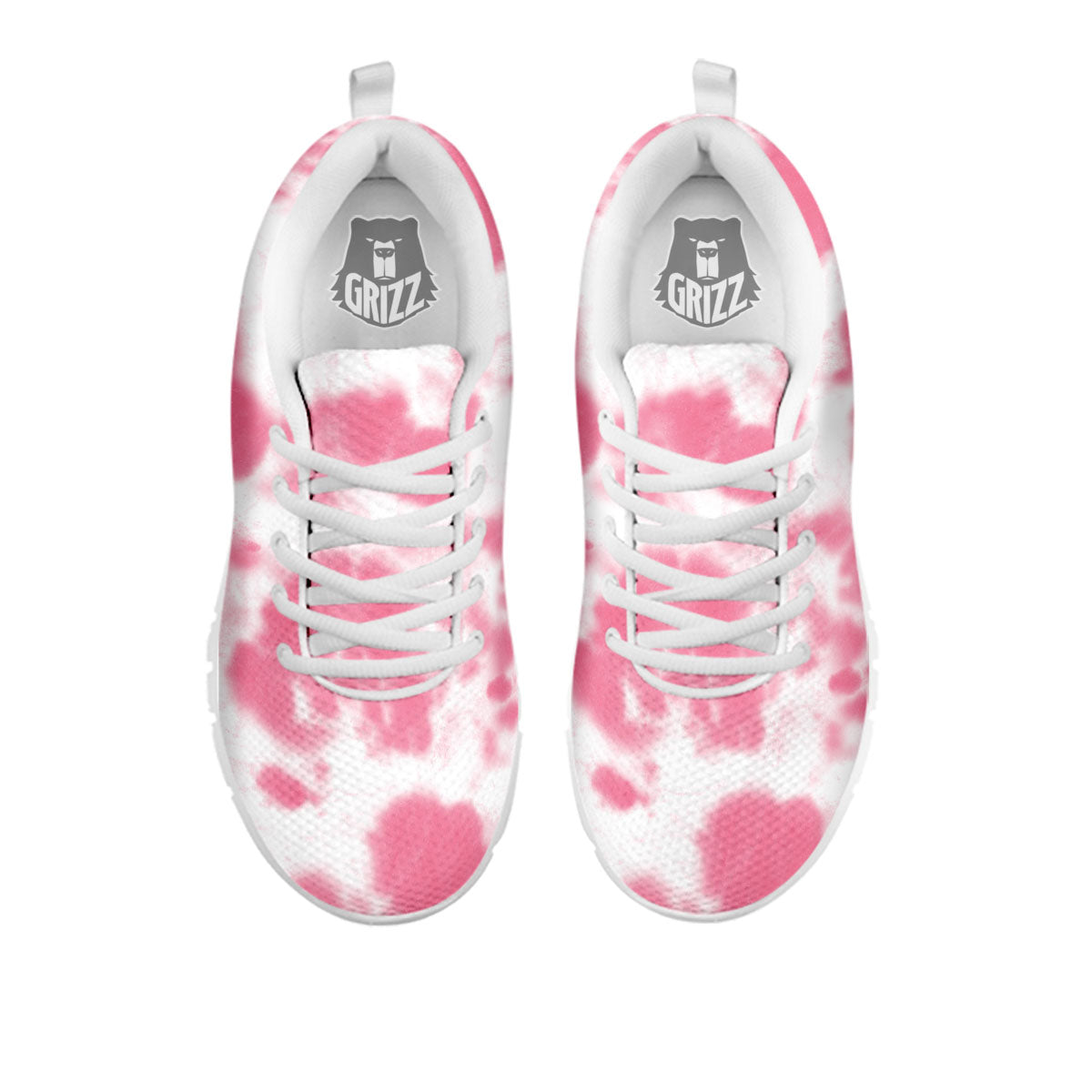Pink Pastel And White Cow Print White Sneaker-grizzshop