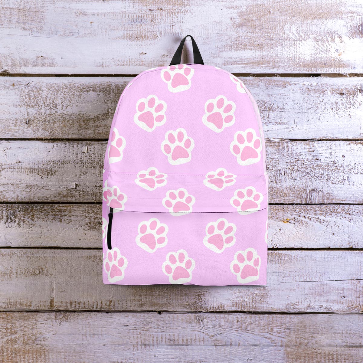 Pink Pastel Paw Backpack-grizzshop