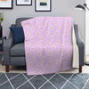 Pink Pastel Paw Blanket-grizzshop