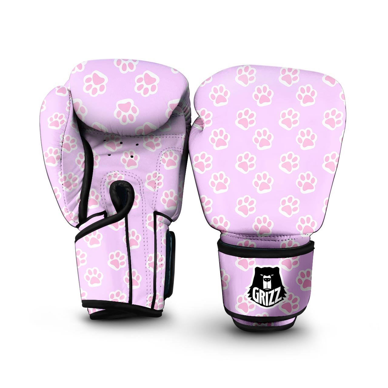 Pink Pastel Paw Boxing Gloves-grizzshop