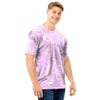 Pink Pastel Paw Men T Shirt-grizzshop