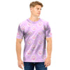 Pink Pastel Paw Men T Shirt-grizzshop