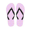 Pink Pastel Paw Men's Flip Flops-grizzshop